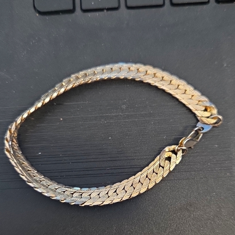 14K Gold Chain Bracelet From Italy